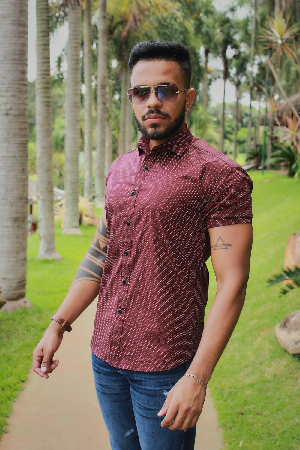 Camisa Slim Fit Ref 221 - invictacamisaria